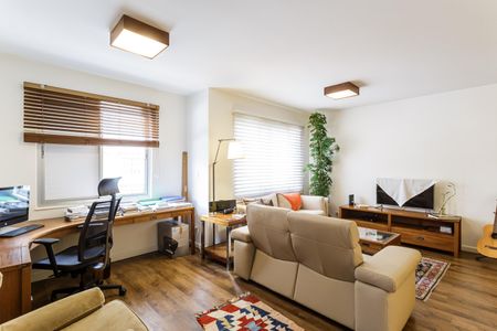 Sala de apartamento à venda com 1 quarto, 85m² em Vila Nova Conceição, São Paulo