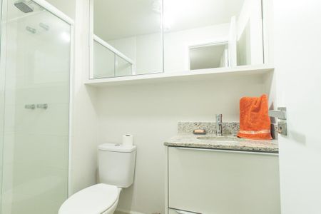 Apartamento para alugar com 43m², 1 quarto e 1 vaga Apartamento para alugar com 43m², 1 quarto e 1 vagaBanheiro da Suíte