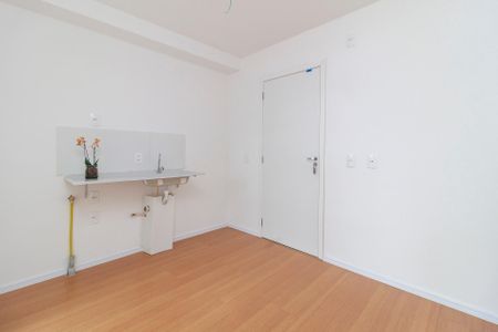 Sala - Cozinha de apartamento à venda com 2 quartos, 28m² em Vila das Belezas, São Paulo