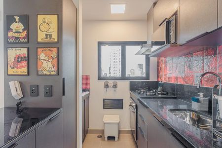 Cozinha de apartamento para alugar com 2 quartos, 66m² em Pinheiros, São Paulo