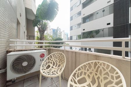Sala - Varanda de apartamento para alugar com 1 quarto, 46m² em Itaim Bibi, São Paulo