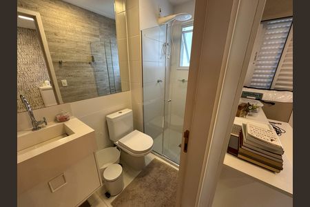 Apartamento para alugar com 108m², 3 quartos e 2 vagas Apartamento para alugar com 108m², 3 quartos e 2 vagasBanheiro da Suíte 1