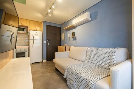 Sala/Cozinha de apartamento para alugar com 1 quarto, 30m² em Pinheiros, São Paulo