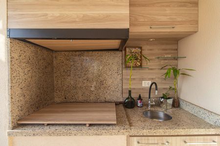 Apartamento à venda com 146m², 3 quartos e 2 vagasChurrasqueira da varanda