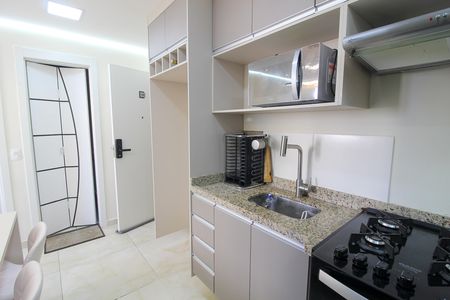 Cozinha de apartamento à venda com 2 quartos, 34m² em Jardim Peri Peri, São Paulo