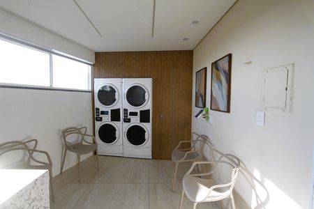 Studio à venda com 45m², 1 quarto e 1 vagaLavanderia