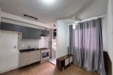 Sala de apartamento para alugar com 2 quartos, 40m² em Residencial Parque da Fazenda, Campinas