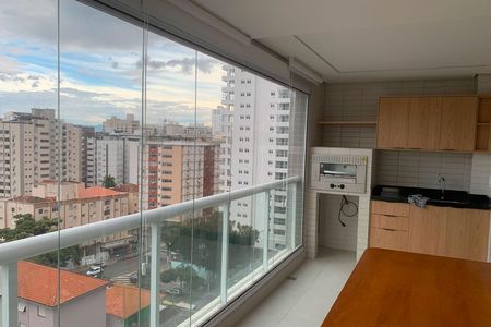 Varanda da Sala de apartamento para alugar com 2 quartos, 103m² em Aparecida, Santos