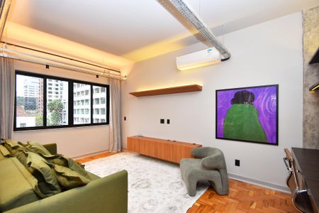 Apartamento à venda com 79m², 1 quarto e sem vaga Apartamento à venda com 79m², 1 quarto e sem vagaSala de estar
