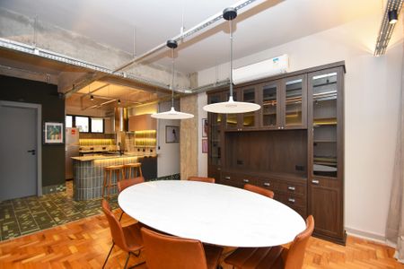 Sala de jantar de apartamento à venda com 1 quarto, 79m² em Cerqueira César, São Paulo