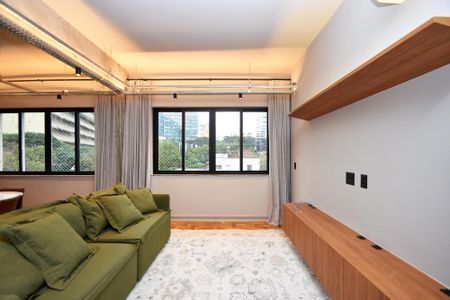 Apartamento à venda com 79m², 1 quarto e sem vaga Apartamento à venda com 79m², 1 quarto e sem vagaSala de estar