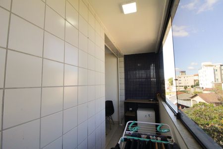 Varanda da Sala  de apartamento à venda com 3 quartos, 82m² em Nova Esperança, Belo Horizonte