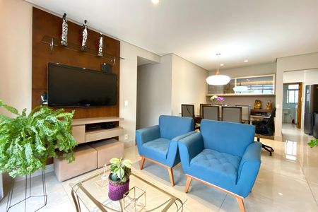 Sala de apartamento à venda com 3 quartos, 109m² em Novo São Lucas, Belo Horizonte