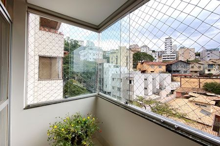 Varanda da Sala de apartamento à venda com 3 quartos, 109m² em Novo São Lucas, Belo Horizonte