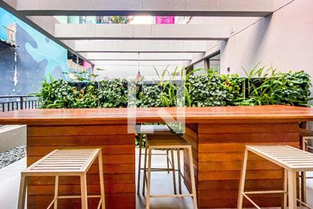 Área comum de kitnet/studio à venda com 1 quarto, 21m² em República, São Paulo