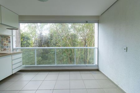 Varanda da Sala de apartamento para alugar com 3 quartos, 105m² em Chácara Pavoeiro, Cotia