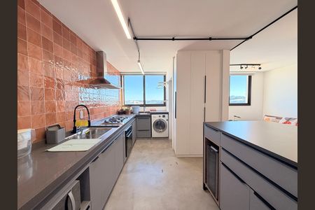 Apartamento para alugar com 75m², 1 quarto e 1 vagaCozinha com área de serviço