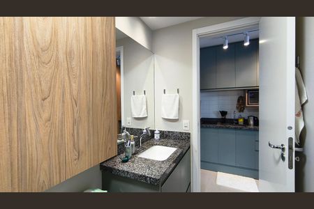 Studio para alugar com 28m², 1 quarto e sem vaga Studio para alugar com 28m², 1 quarto e sem vagaBanheiro