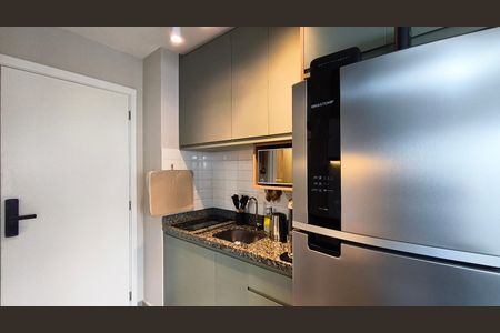 Studio para alugar com 28m², 1 quarto e sem vaga Studio para alugar com 28m², 1 quarto e sem vagaCozinha