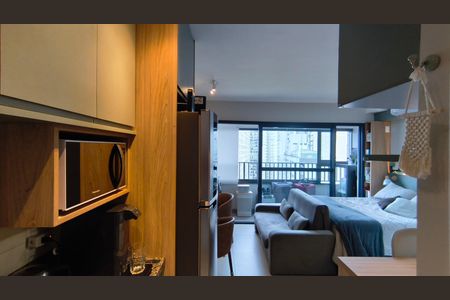 Studio para alugar com 28m², 1 quarto e sem vaga Studio para alugar com 28m², 1 quarto e sem vagaCozinha