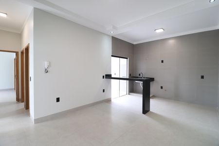 Sala de casa para alugar com 3 quartos, 75m² em Santa Rosa, Uberlândia