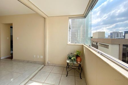 Varanda da Sala de apartamento para alugar com 2 quartos, 69m² em Santa Efigênia, Belo Horizonte