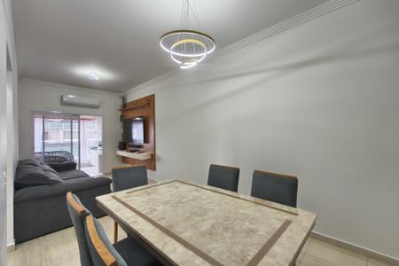 Sala de apartamento para alugar com 3 quartos, 101m² em Canto do Forte, Praia Grande