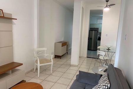 Sala de apartamento para alugar com 1 quarto, 65m² em Boqueirão, Santos