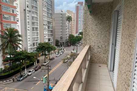 Varanda da Sala de apartamento para alugar com 1 quarto, 65m² em Boqueirão, Santos