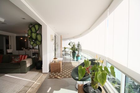 Varanda da Sala de apartamento para alugar com 3 quartos, 263m² em Vila Andrade, São Paulo