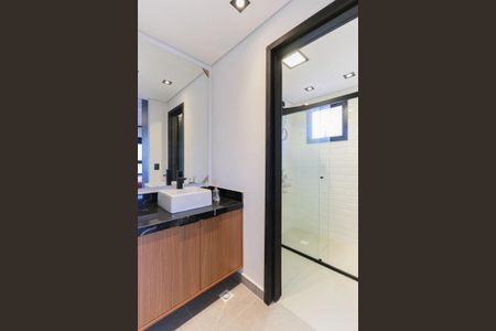 Studio para alugar com 39m², 1 quarto e 1 vaga Studio para alugar com 39m², 1 quarto e 1 vagaBanheiro