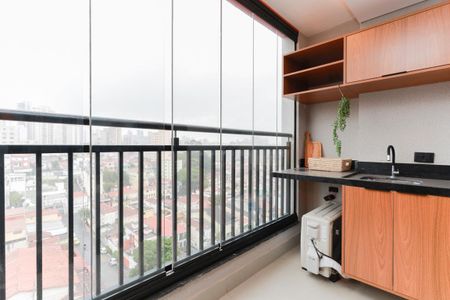 Varanda de kitnet/studio para alugar com 1 quarto, 39m² em Jardim Sao Paulo(zona Norte), São Paulo