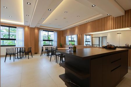 Studio para alugar com 39m², 1 quarto e 1 vaga Studio para alugar com 39m², 1 quarto e 1 vagaÁrea comum - Salão de festas