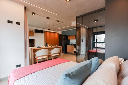 Studio para alugar com 39m², 1 quarto e 1 vaga Studio para alugar com 39m², 1 quarto e 1 vagaQuarto