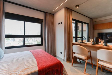 Studio para alugar com 39m², 1 quarto e 1 vaga Studio para alugar com 39m², 1 quarto e 1 vagaQuarto