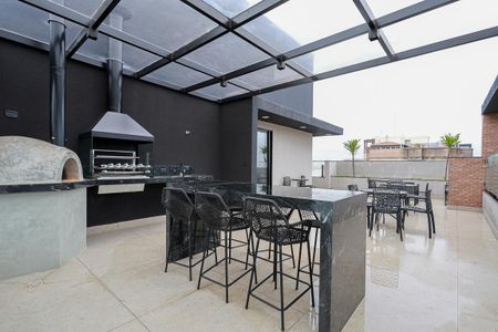 Studio para alugar com 39m², 1 quarto e 1 vaga Studio para alugar com 39m², 1 quarto e 1 vagaÁrea comum - Churrasqueira