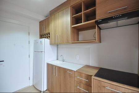Cozinha de apartamento à venda com 1 quarto, 17m² em Vila Nilo, São Paulo