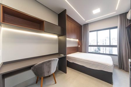 Cozinha de kitnet/studio para alugar com 1 quarto, 19m² em Campo Belo, São Paulo