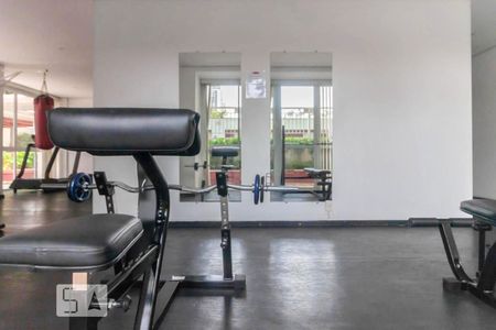 Apartamento para alugar com 38m², 1 quarto e 1 vaga Apartamento para alugar com 38m², 1 quarto e 1 vagaAcademia