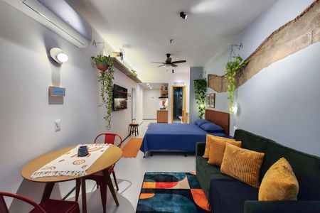 Apartamento para alugar com 36m², 1 quarto e 1 vaga Apartamento para alugar com 36m², 1 quarto e 1 vagaStudio