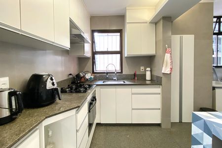 Cozinha de apartamento à venda com 3 quartos, 85m² em Lourdes, Belo Horizonte
