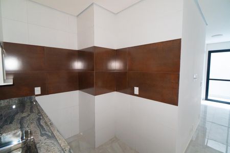 Cozinha de apartamento à venda com 1 quarto, 33m² em Jardim Oriental, São Paulo