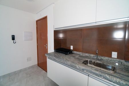 Cozinha de apartamento à venda com 1 quarto, 33m² em Jardim Oriental, São Paulo
