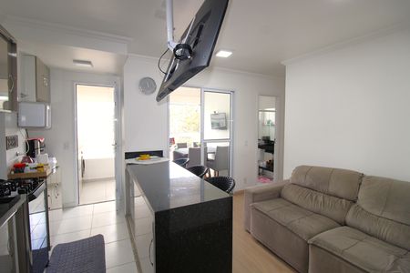 Sala / Cozinha de apartamento à venda com 2 quartos, 45m² em Vila Carmosina, São Paulo