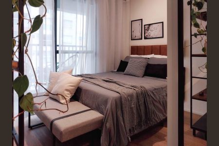 Sala/Quarto de apartamento para alugar com 1 quarto, 29m² em Vila Cordeiro, São Paulo