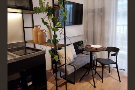 Sala/Quarto de apartamento para alugar com 1 quarto, 29m² em Vila Cordeiro, São Paulo