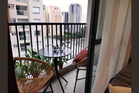 Varanda de apartamento para alugar com 1 quarto, 29m² em Vila Cordeiro, São Paulo