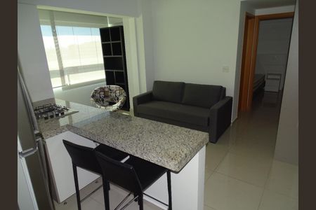 Apartamento para alugar com 42m², 1 quarto e 1 vaga