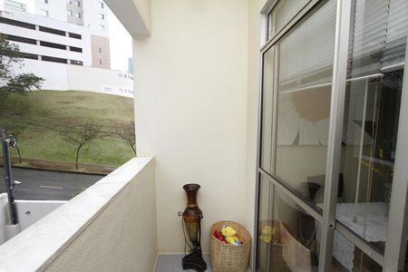 Varanda da Sala de apartamento à venda com 2 quartos, 52m² em Buritis, Belo Horizonte
