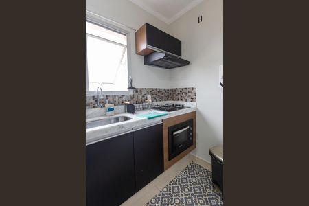 Cozinha de apartamento à venda com 1 quarto, 42m² em Vila Paraiso, Campinas